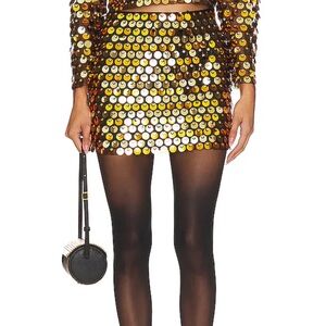 Line & dot mina skirt